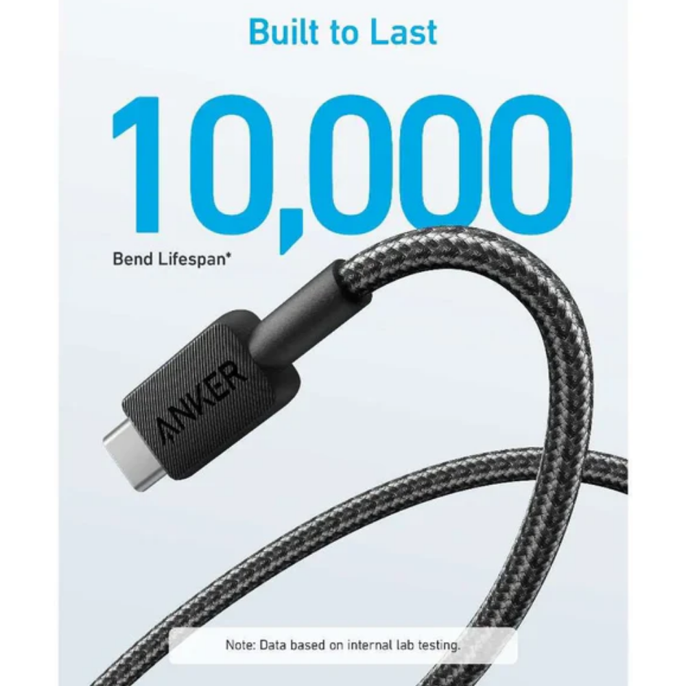 Anker 322 PowerLine USB A to USB C Fast Charging 3ft/0.9m Cable A81H5P21 - Image 3