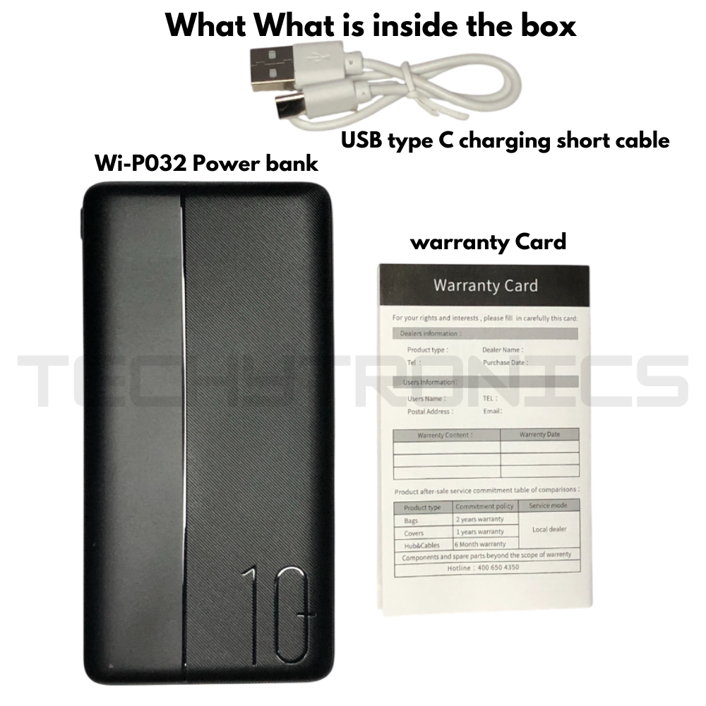 Wiwu Wi-P032 power bank 10000mAh - Image 2